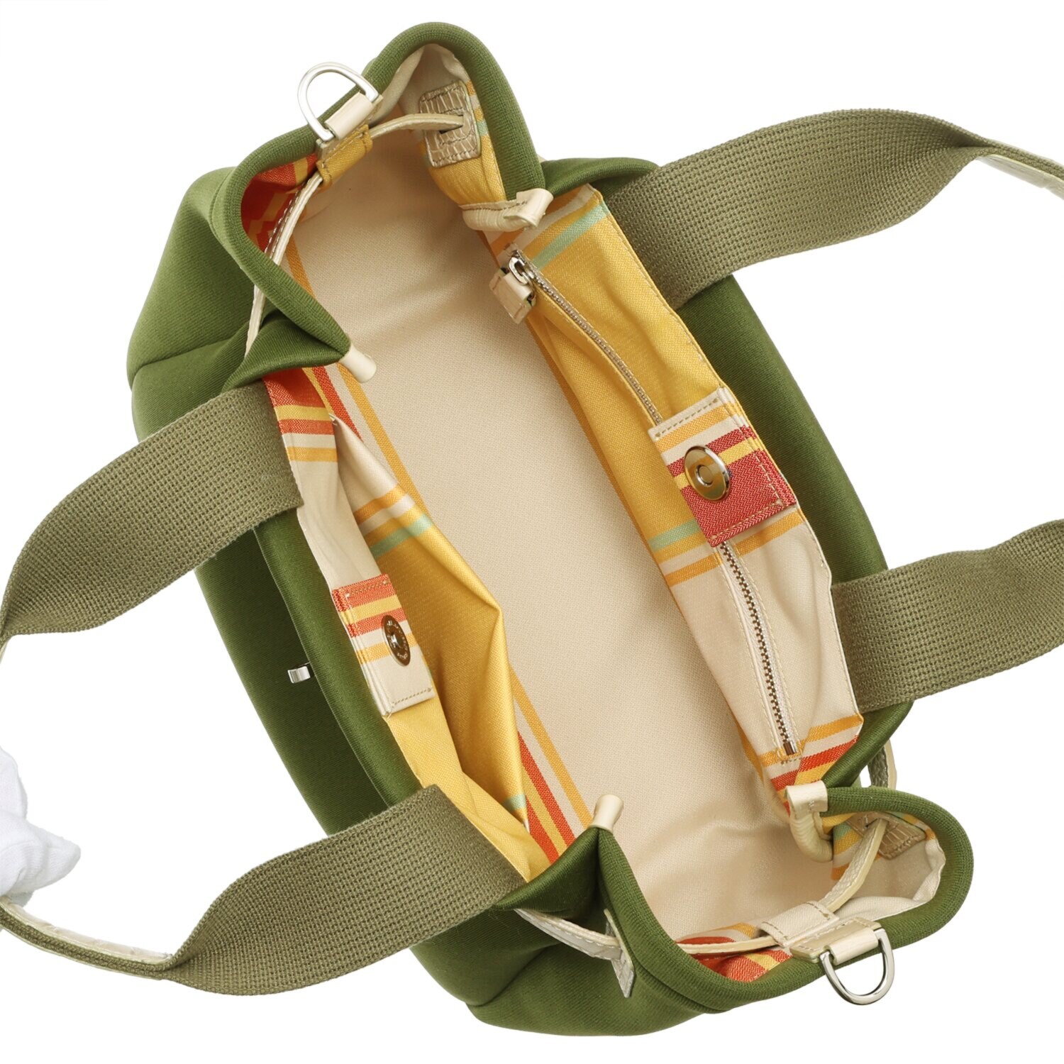 レザージュエルズ ギャレリア　ココリュクス ネオプレーン＆クロコ ベルトデザイン ２ウェイミニトートバッグ