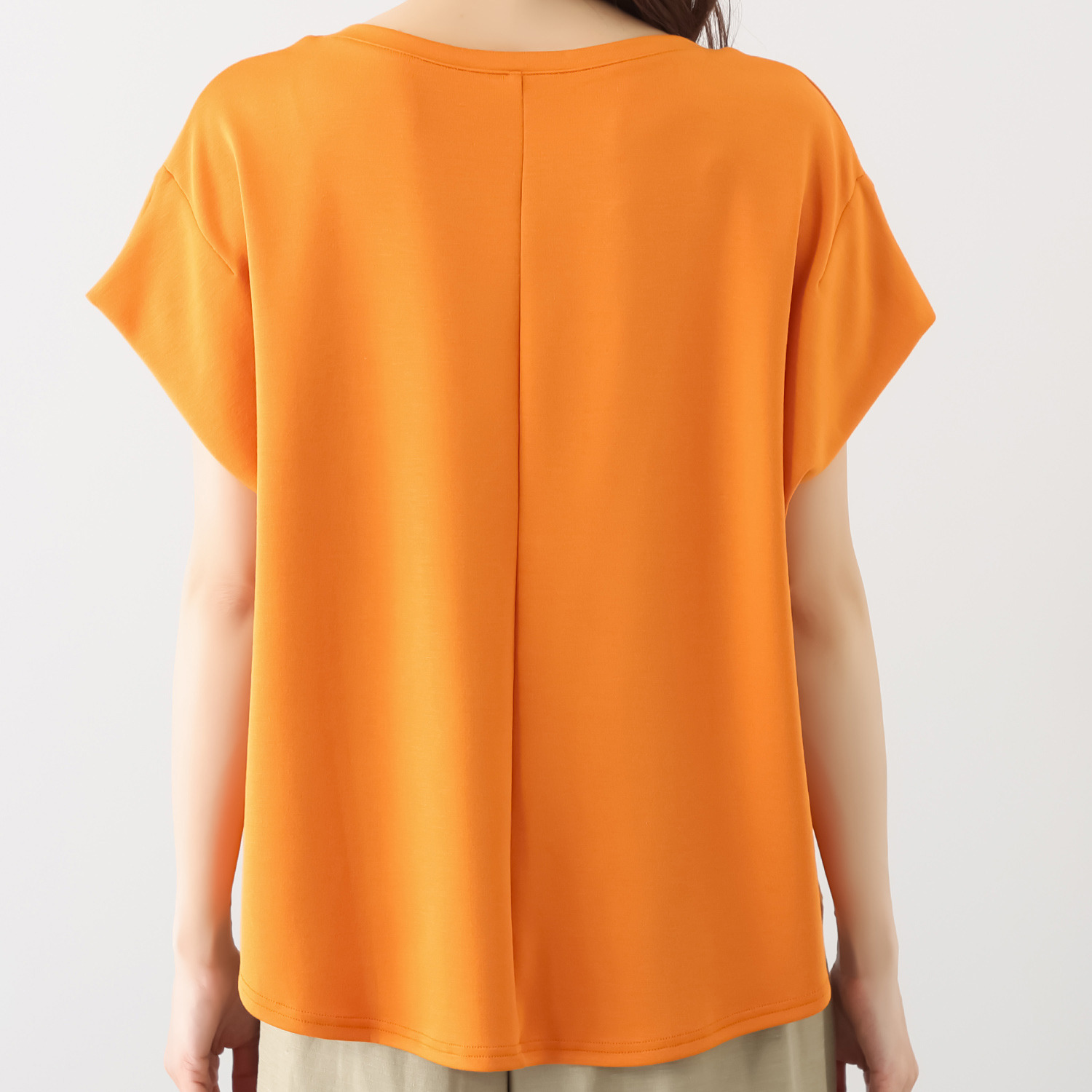 ココンライフ　ドゥ ＵＶカット サラッとモダール混 変形スリーブ デザインプルオーバー