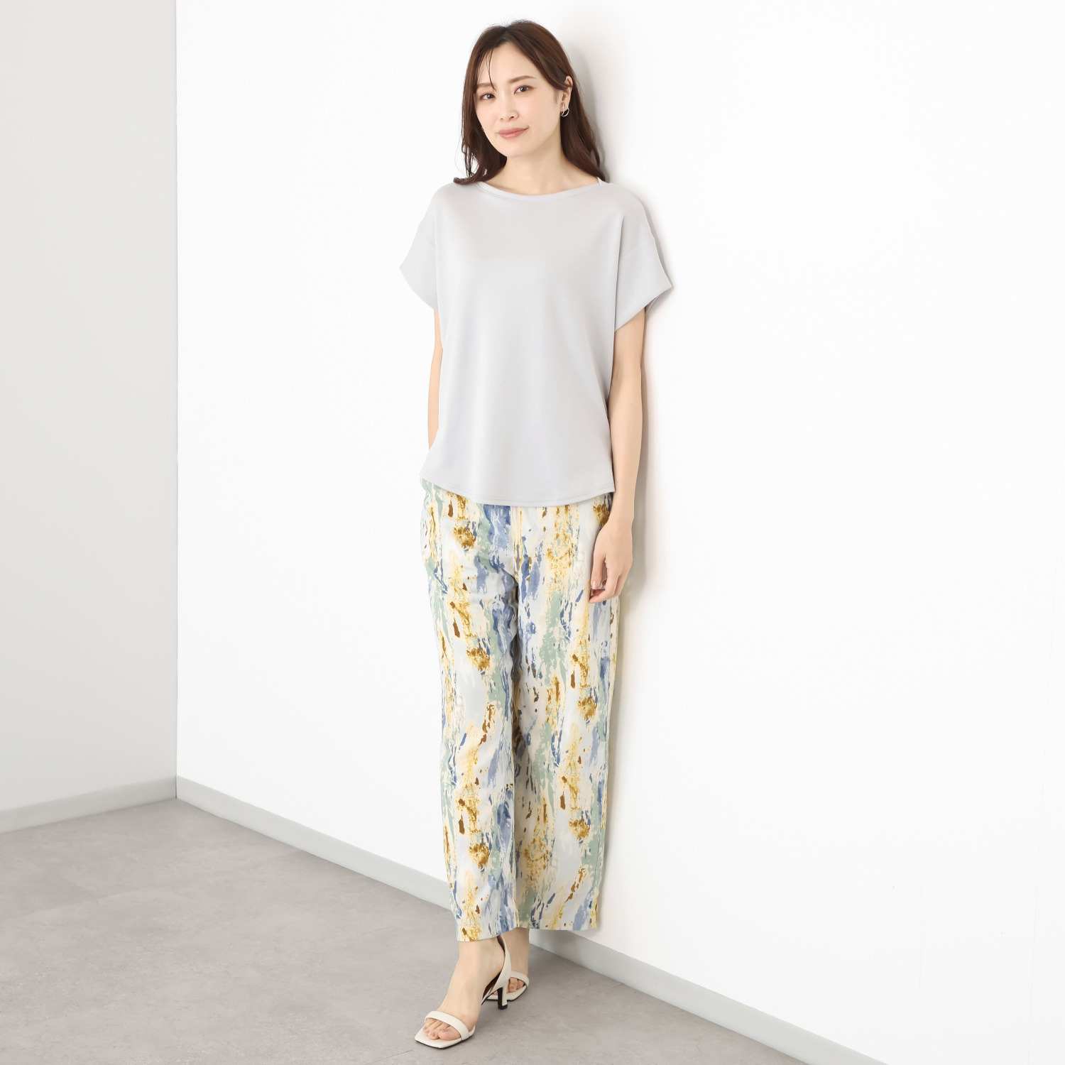 ココンライフ　ドゥ ＵＶカット サラッとモダール混 変形スリーブ デザインプルオーバー