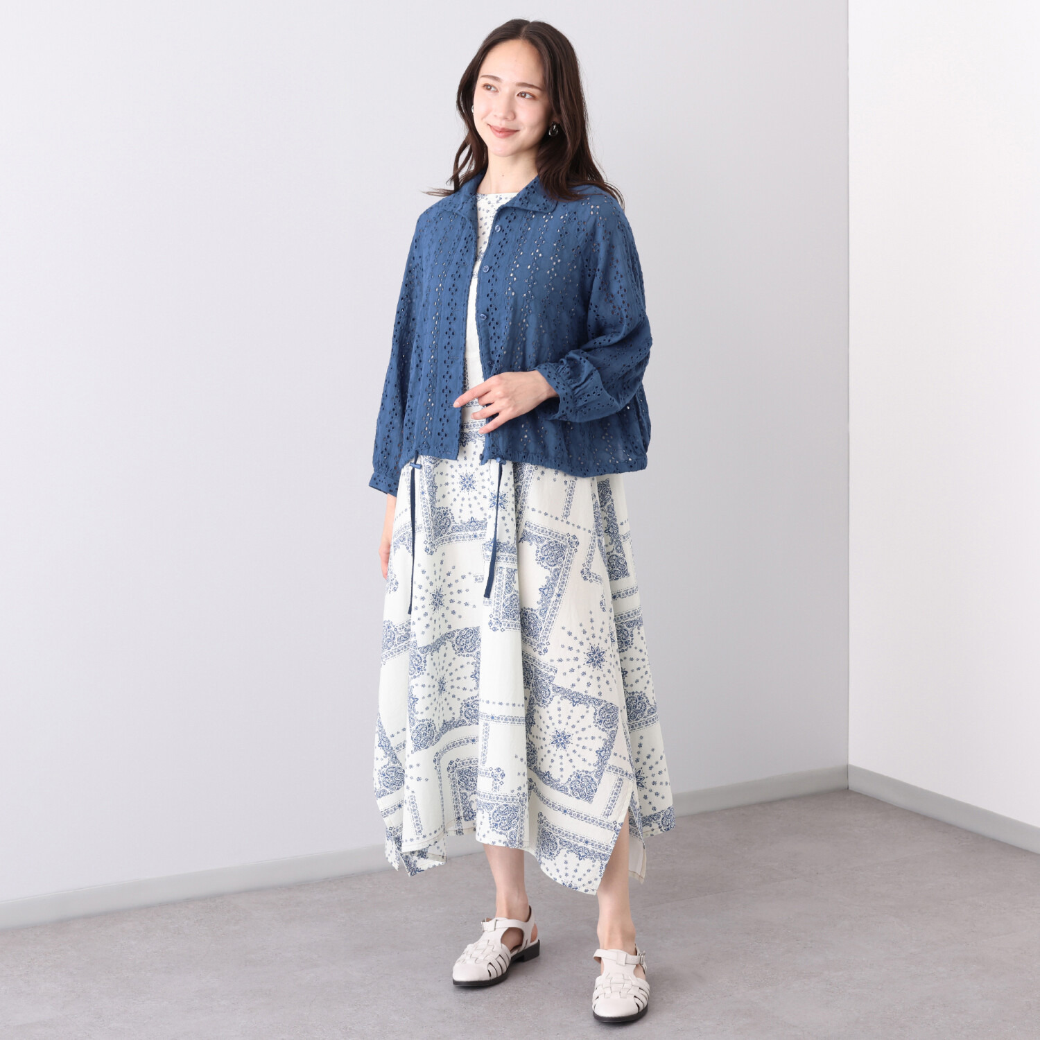 ハヤマ　ブリーズ レース加工ジャケット