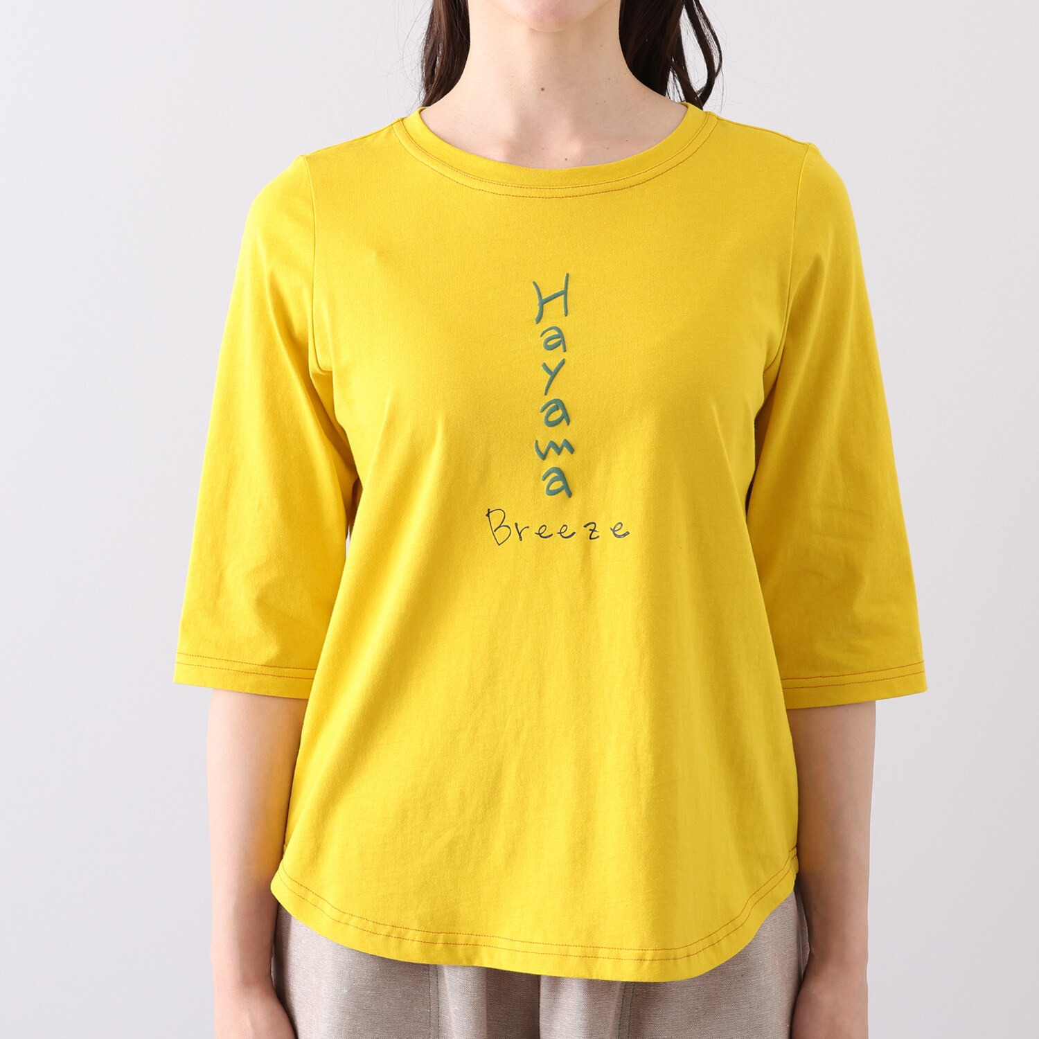 ハヤマ　ブリーズ 発泡顔料プリント Ｔシャツ