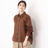 Ｋｕｎｎｙ． 大人のこなれ感を プラスする コットン麻 バックコクーンシャツ
