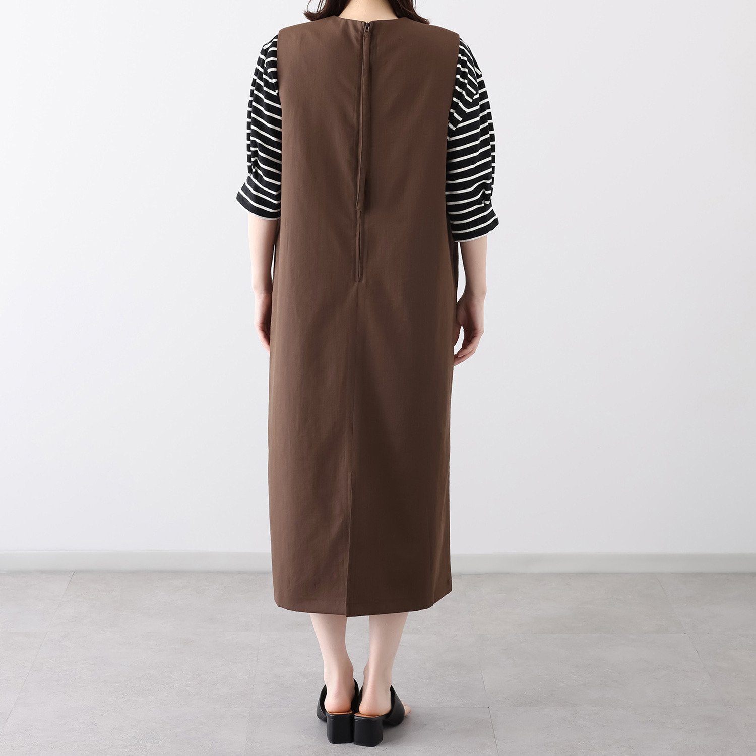 Ｋｕｎｎｙ． キーネック ジャンスカワンピース