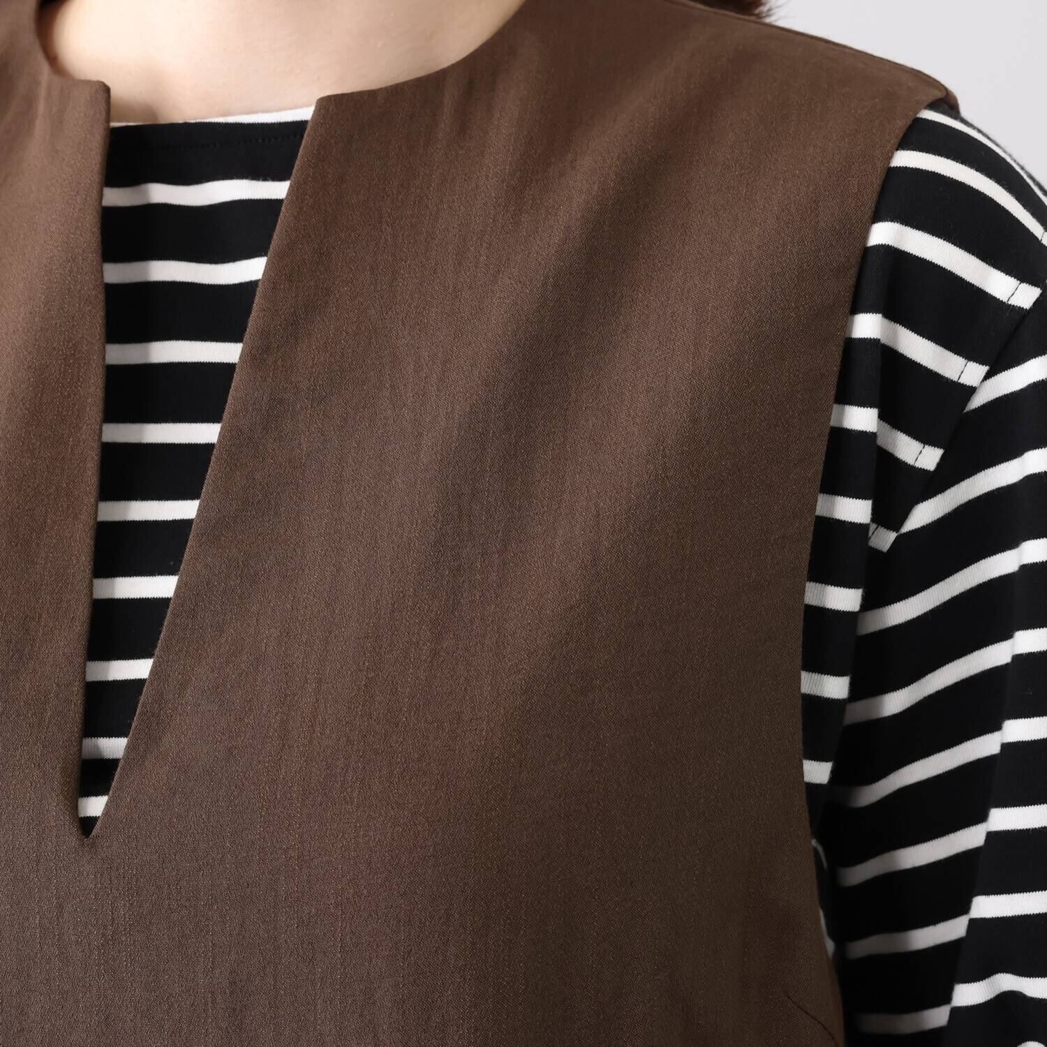 Ｋｕｎｎｙ． キーネック ジャンスカワンピース