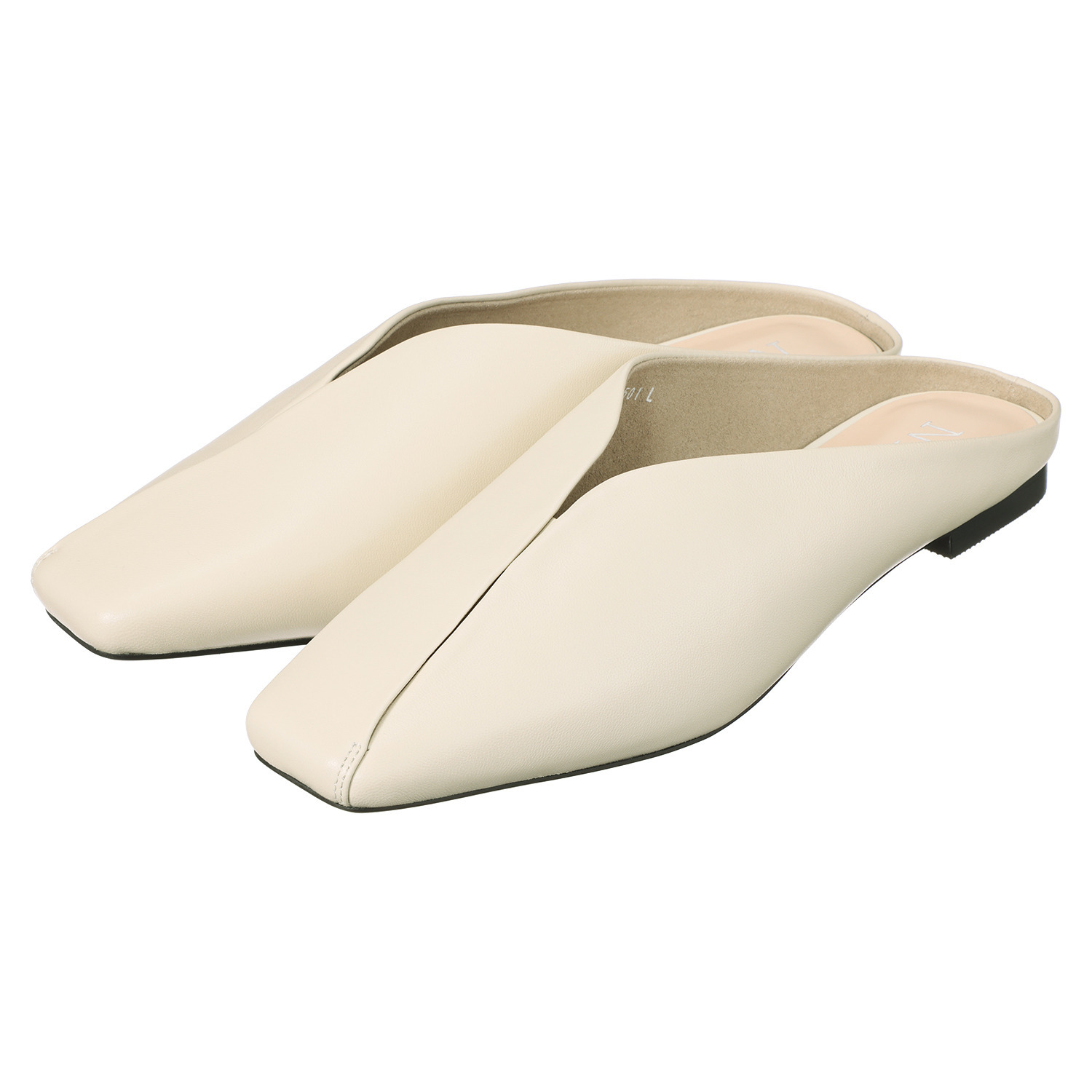 ニカル シープ スリット スクエアトゥミュール