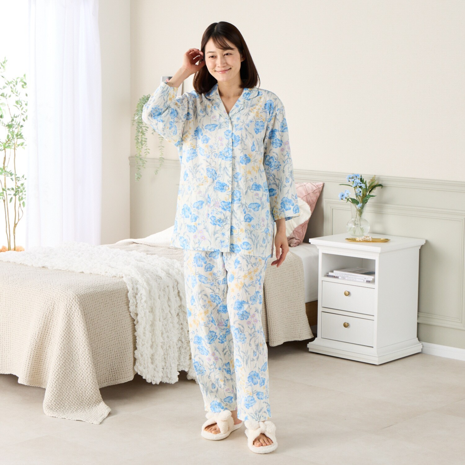 ｎｉｓｈｉｋａｗａ コットン１００％ 二重ガーゼ やわらかパジャマ