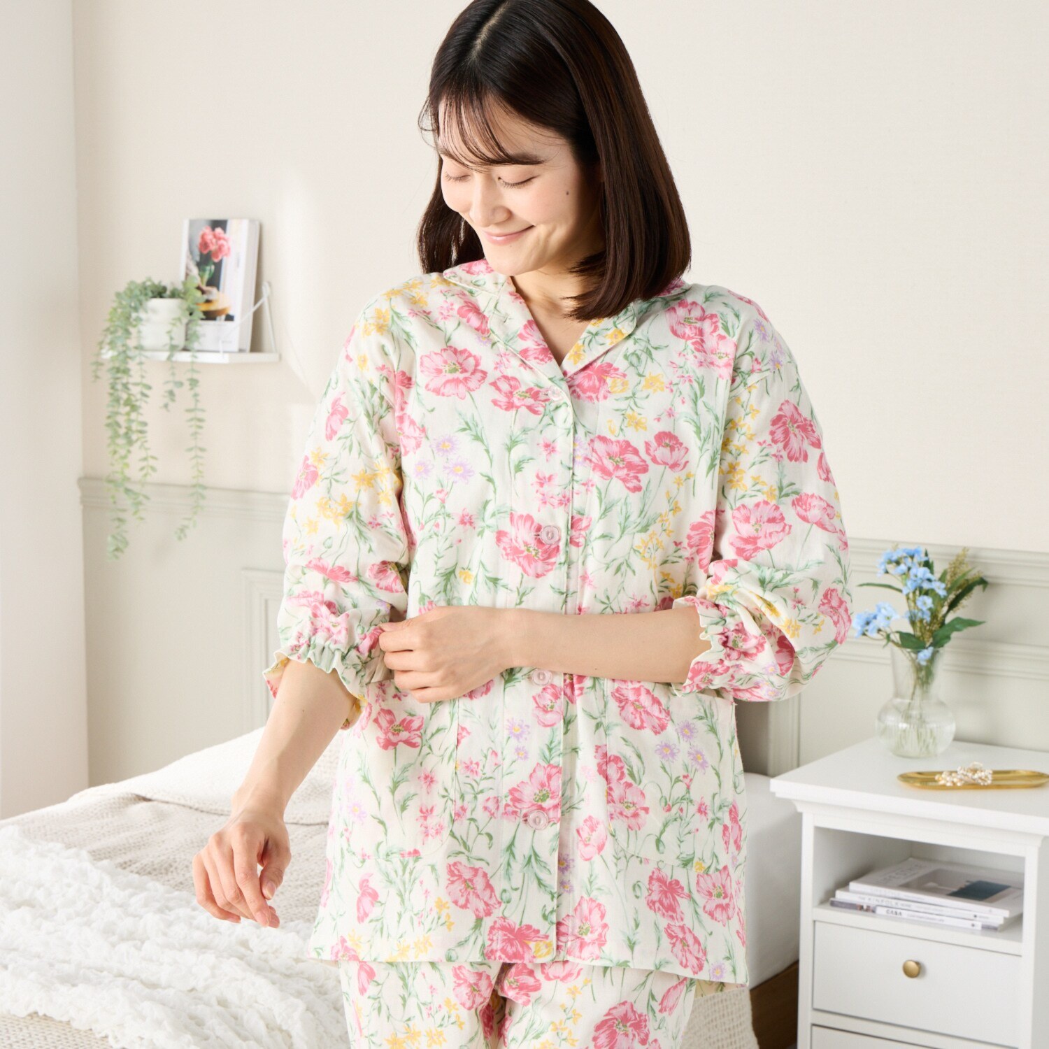 ｎｉｓｈｉｋａｗａ コットン１００％ 二重ガーゼ やわらかパジャマ