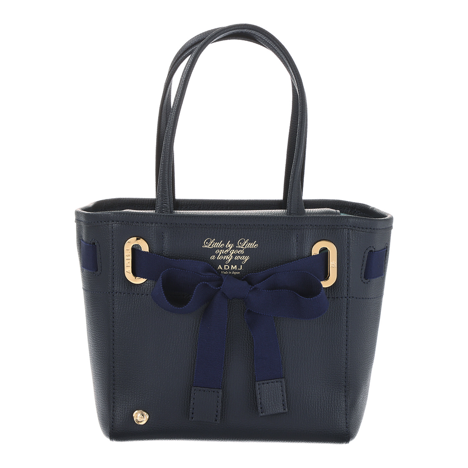 エーディーエムジェイ はっ水 イタリアンレザー コンクルージョン トートバッグ