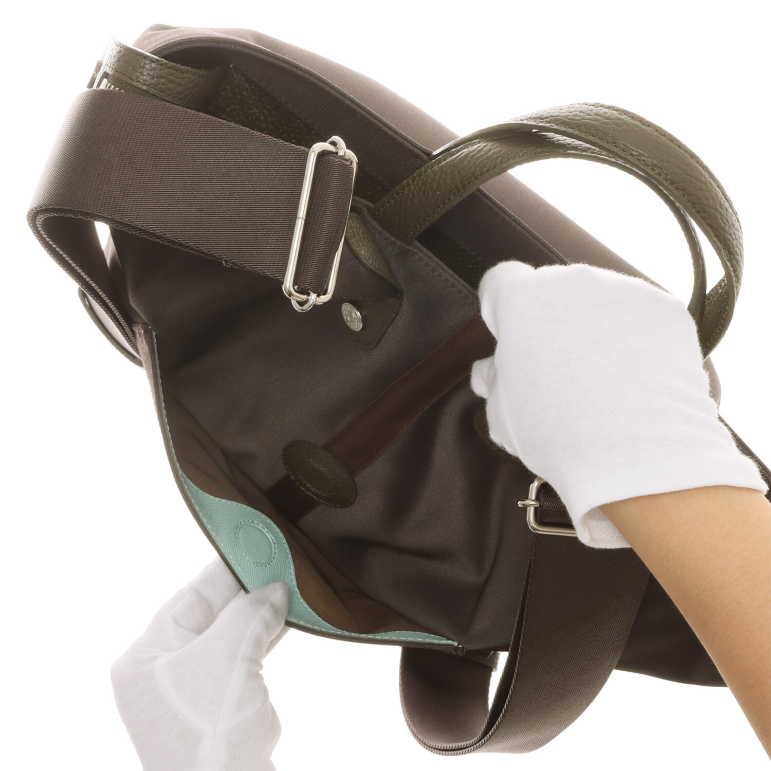 エーディーエムジェイ はっ水 ナイロンリュクス アールデコモティーフ バックパック