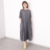 フーア フレキシブルギャザー ロングワンピース