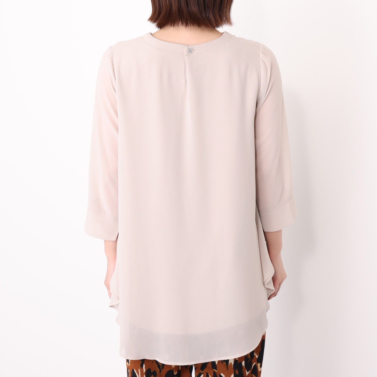 フーア シアーレイヤード フレアーライン プルオーバー