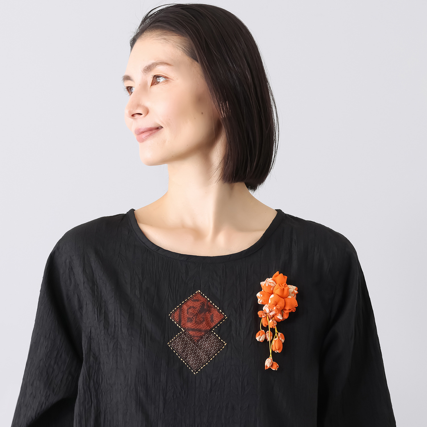 創作りょう ブローチ “華の舞”