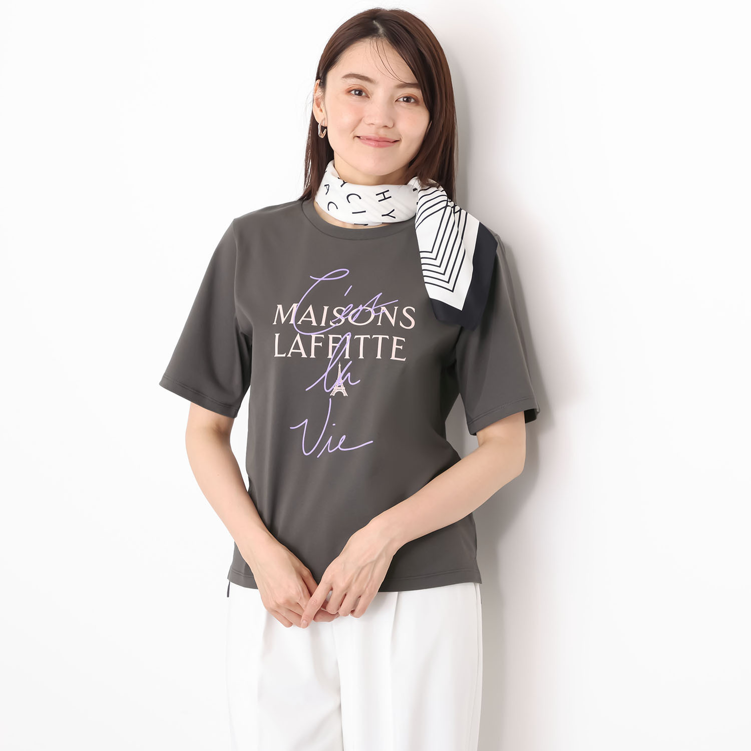 メゾンラフィット はっ水・ＵＶカット デザイングラフィック 半袖Ｔシャツ