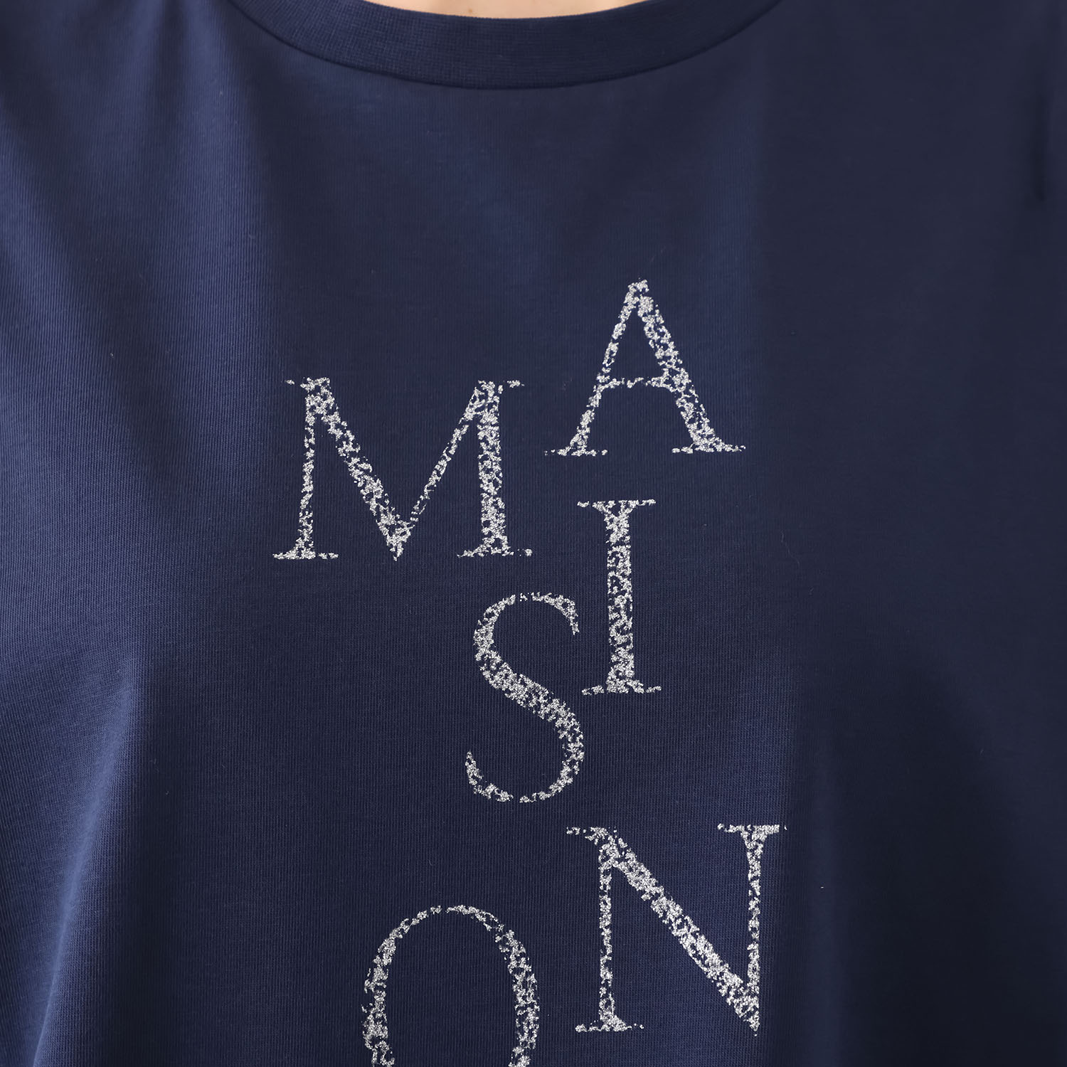 メゾンラフィット はっ水・ＵＶカット タイポグラフィ タックノースリーブ プルオーバー