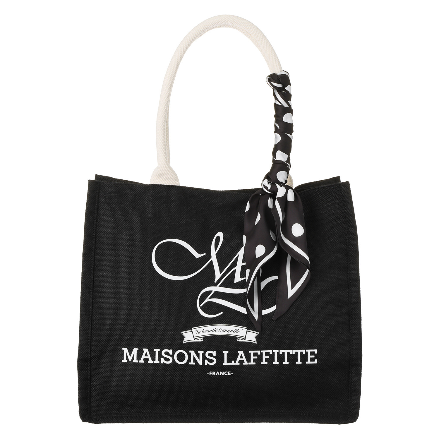 メゾンラフィット スカーフ付 ＭＬモノグラム ロゴトートバッグ