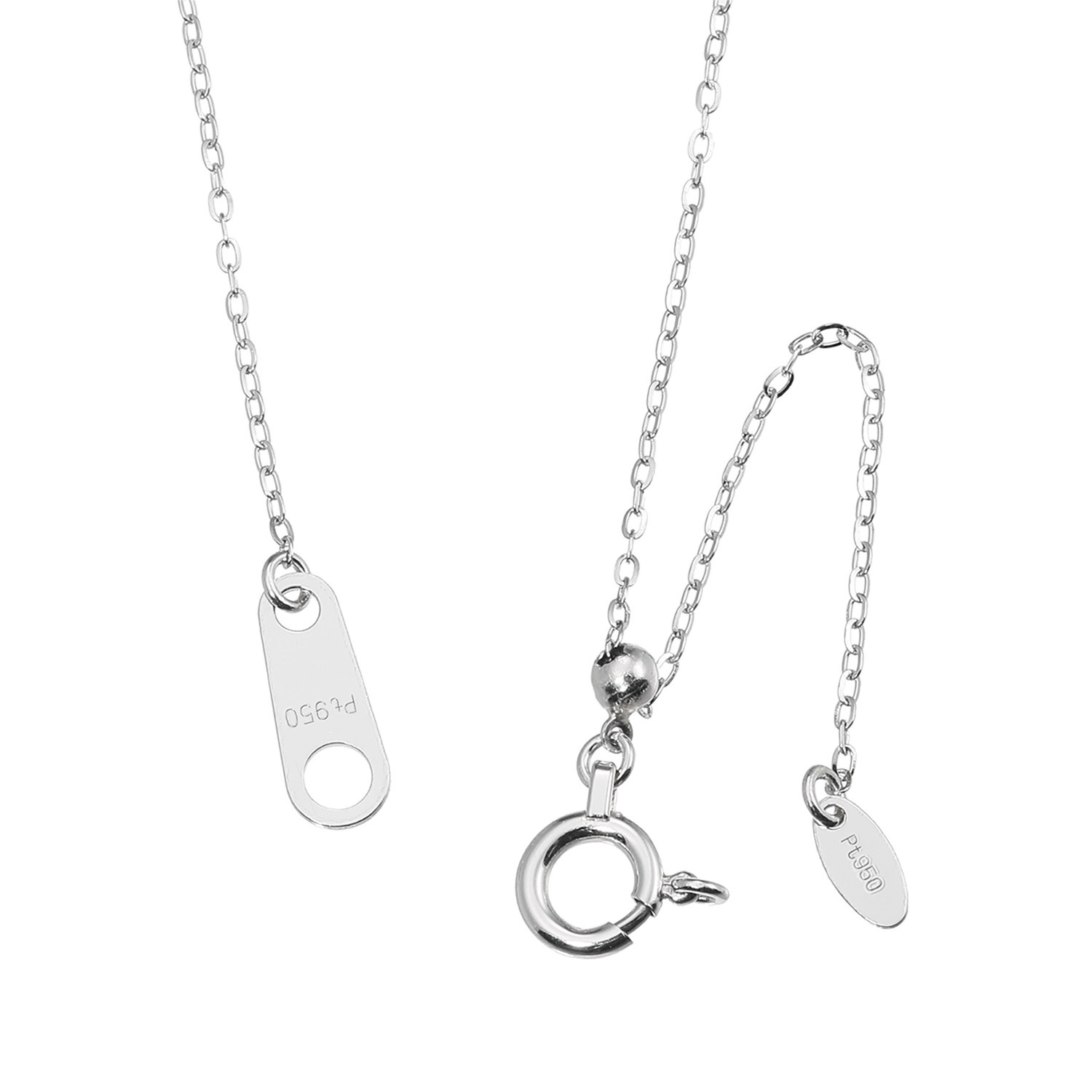 プラチナ９５０ ０．３カラットＵＰ ダイヤモンド 一粒ネックレス ＜鑑定書付＞