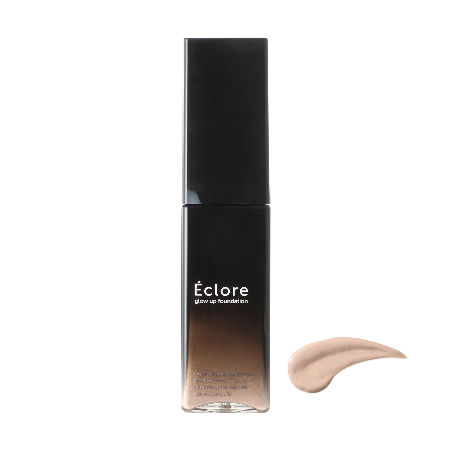 エクロア ひと塗りでくすみをカバー 光を味方にして 自然なツヤと立体感を演出 グロウアップ ファンデーション デビュー２本セット