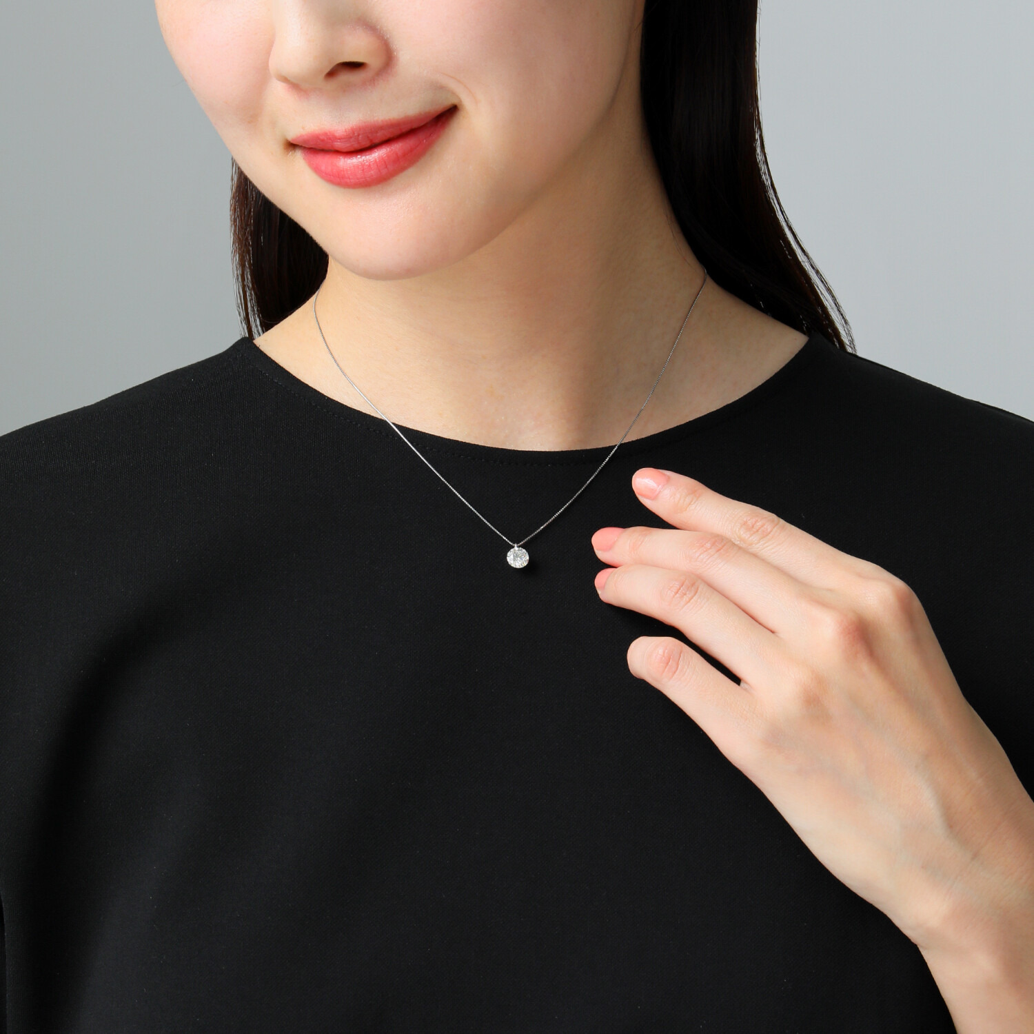 フロムアントワープ プラチナ９５０＆８５０ １カラットＵＰ トリプルエクセレント ダイヤモンド ソリティアネックレス ＜ＧＩＡ鑑定書付＞