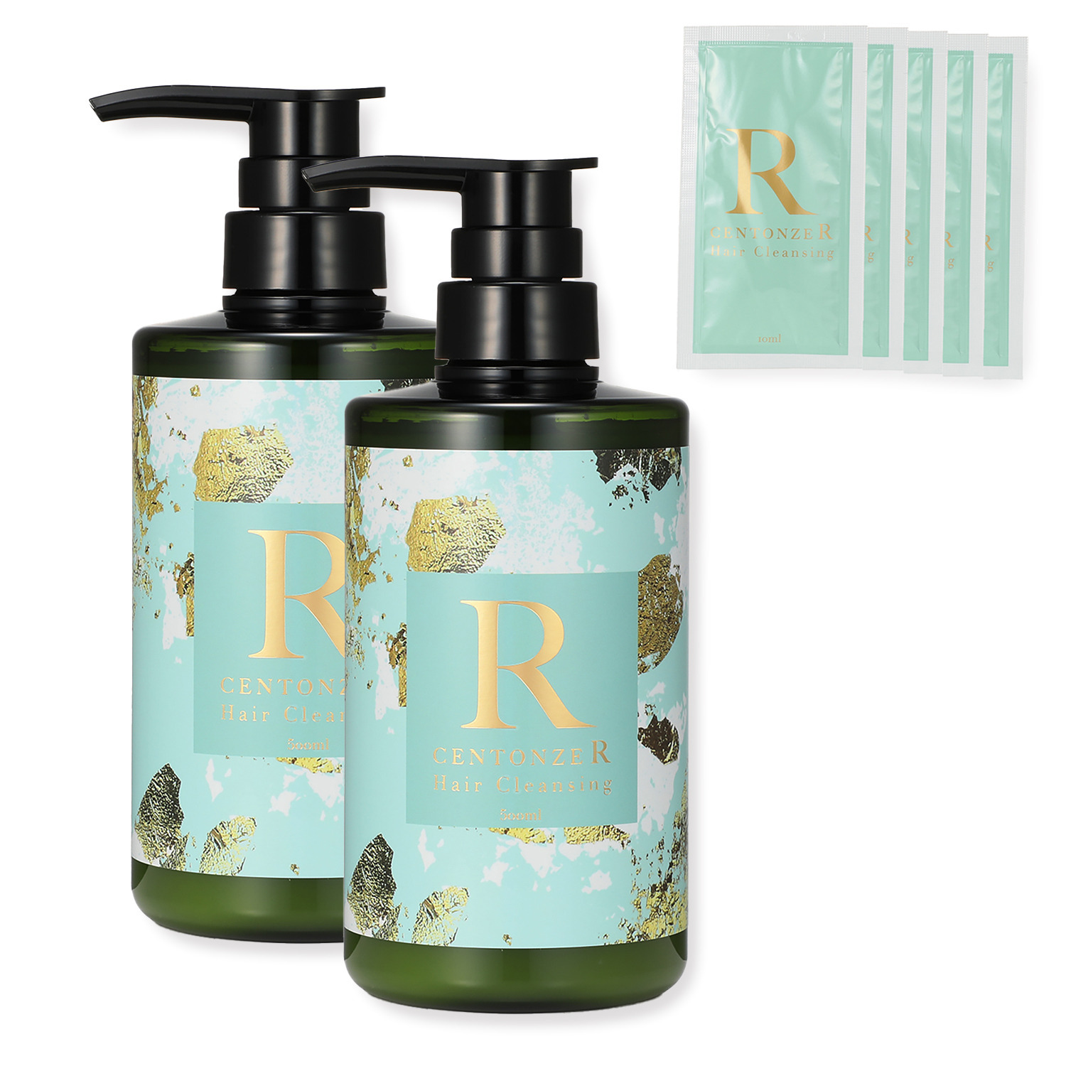 チェントンツェ・アール エクストラバージン オリーブオイル配合！ 潤いのある頭皮と髪へ導く オールインワンタイプの ヘアクレンジング シャンプー ２本増量セット