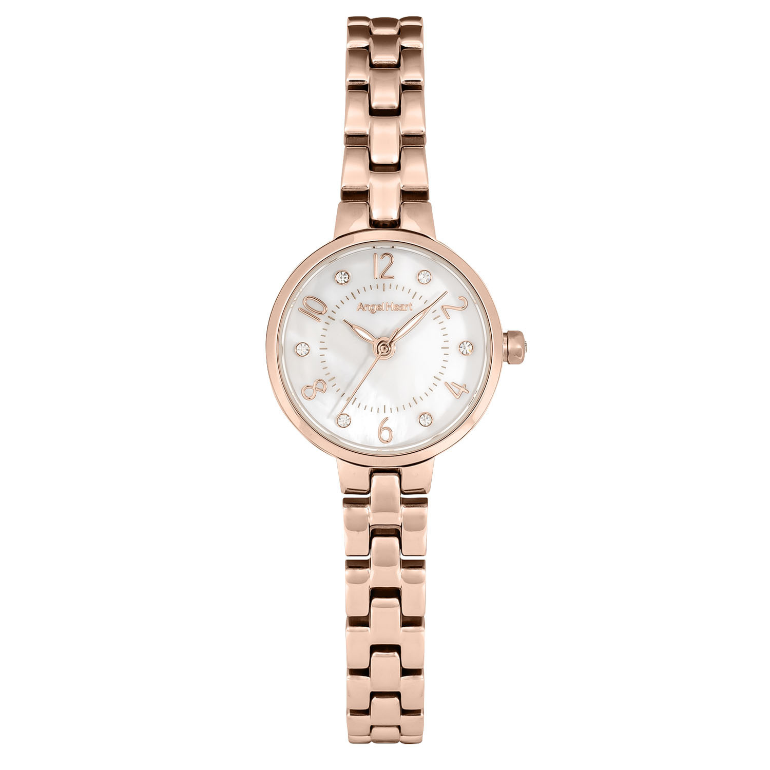 エンジェルハート トゥインクルハート ビジュウ ラウンドフェイス ウォッチ ＜ピンクゴールドカラー＞