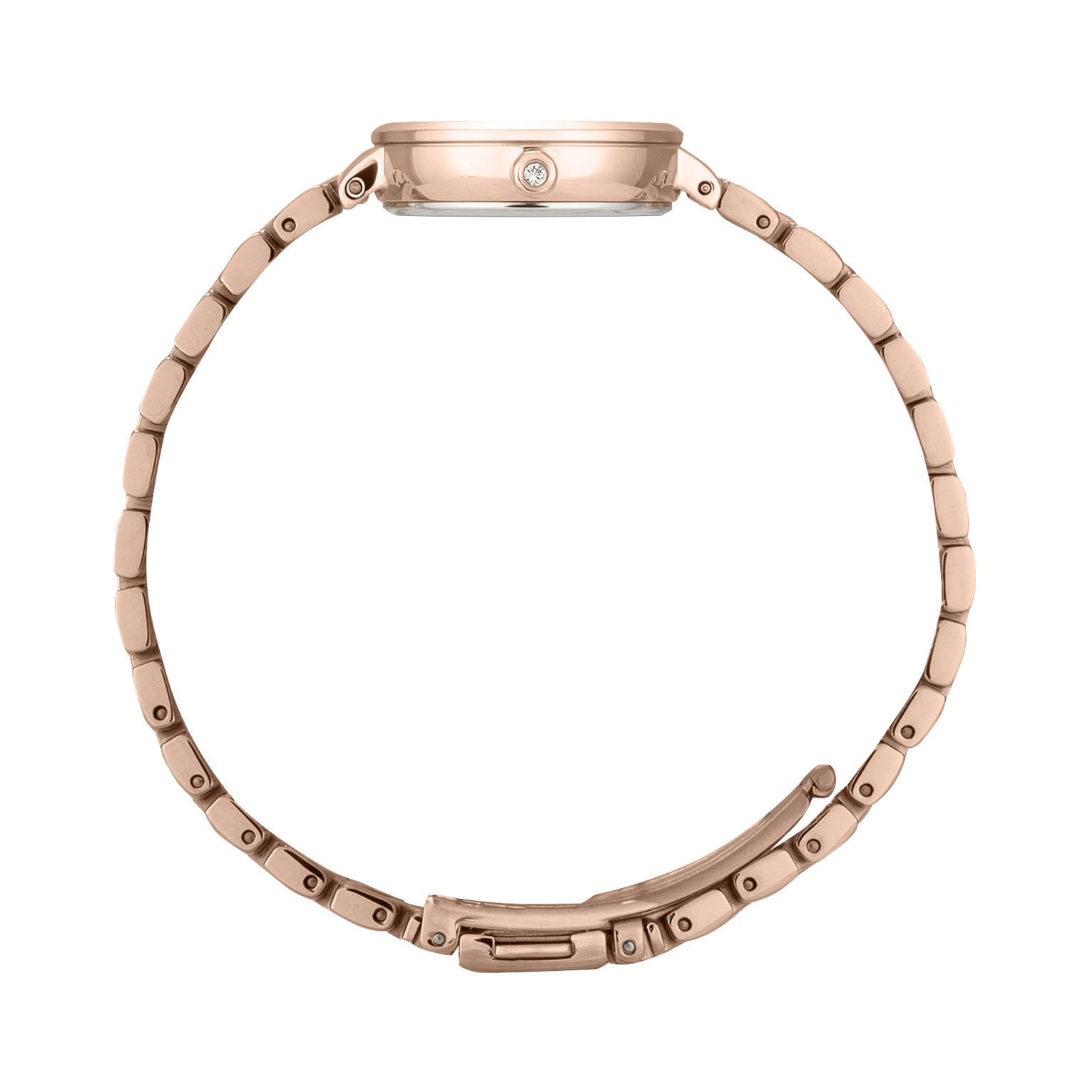 エンジェルハート トゥインクルハート ビジュウ ラウンドフェイス ウォッチ ＜ピンクゴールドカラー＞