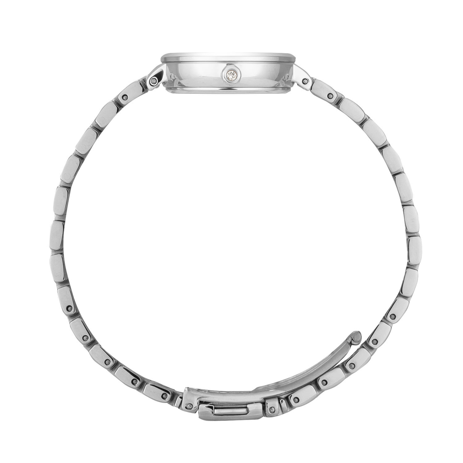 エンジェルハート トゥインクルハート ビジュウ ラウンドフェイス ウォッチ ＜シルバーカラー＞