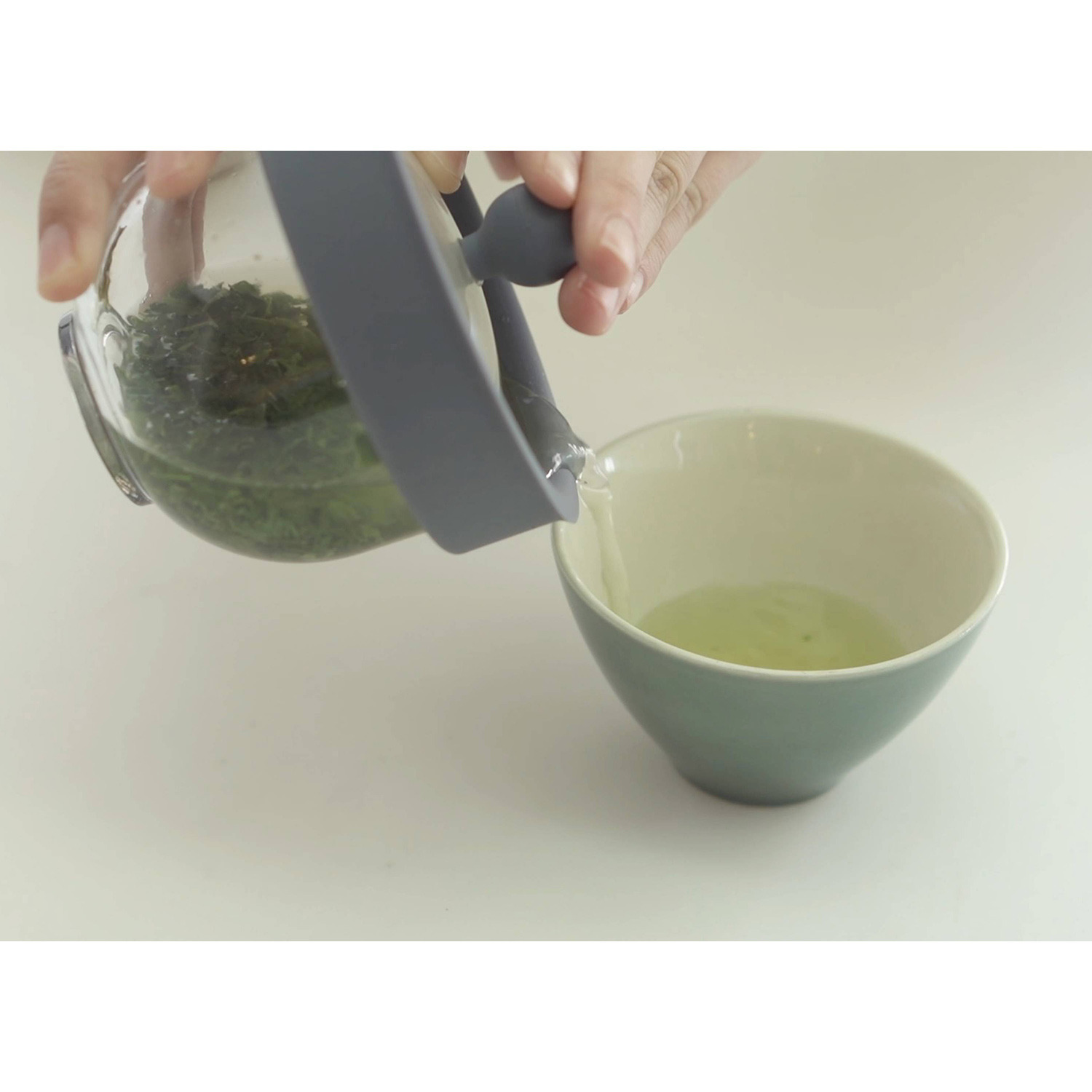 茶こしがない！ お手入れ簡単な新しい急須 ちゃＰｏｄ 湯呑付き特別セット 