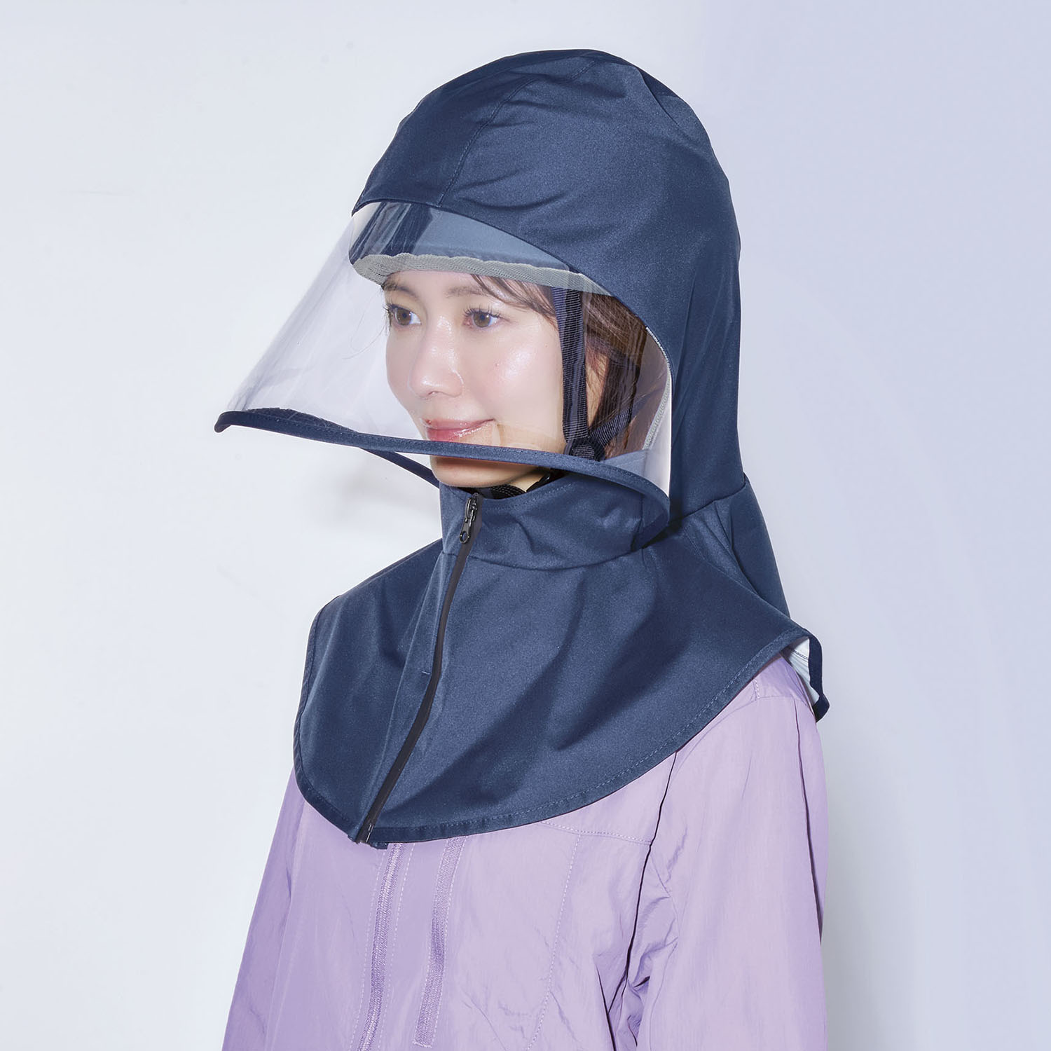 おしゃヘル専用 着せ替え用帽子 ＜レインケープ＞