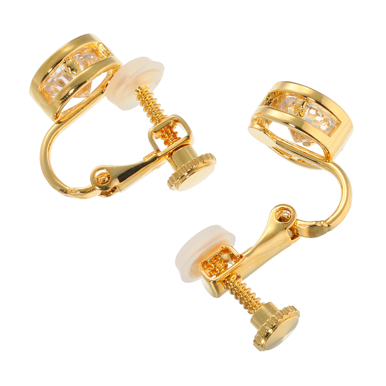 シマ・リリアーナ ＣＺ クローバーモティーフ イヤリング／ピアス