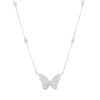 ブリランテステッラ シルバー ＣＺ バタフライパスウェイ ネックレス
