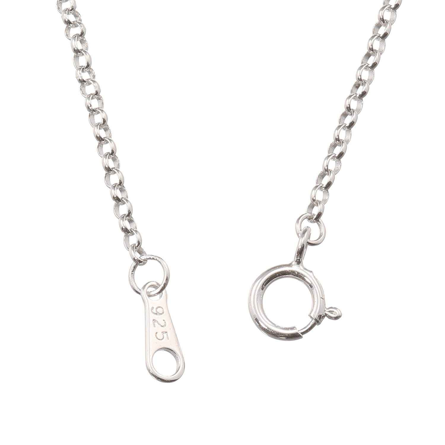 ブリランテステッラ シルバー ハーフラウンドチェーン ネックレス