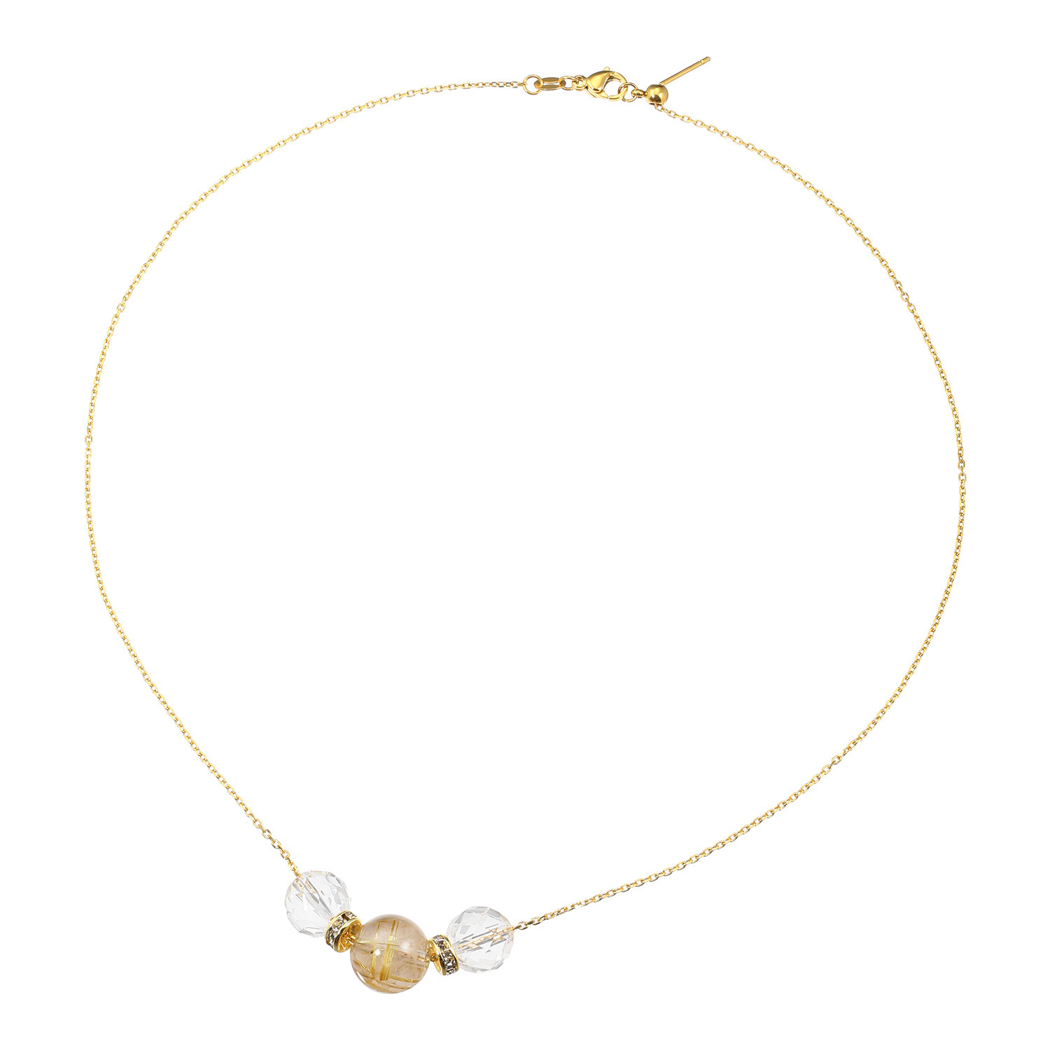 マイクローバー ジェムストーン ペンダント