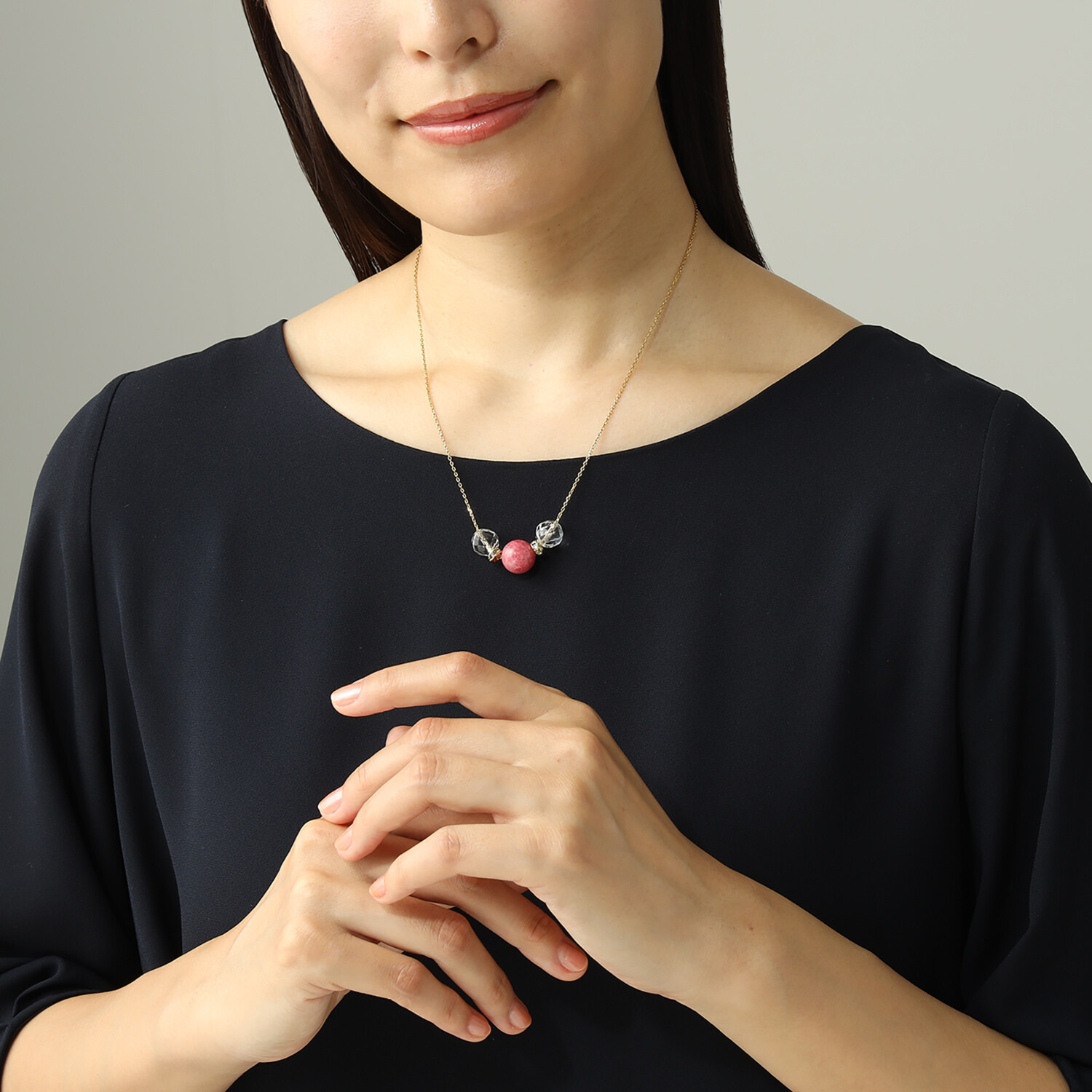 マイクローバー ジェムストーン ペンダント