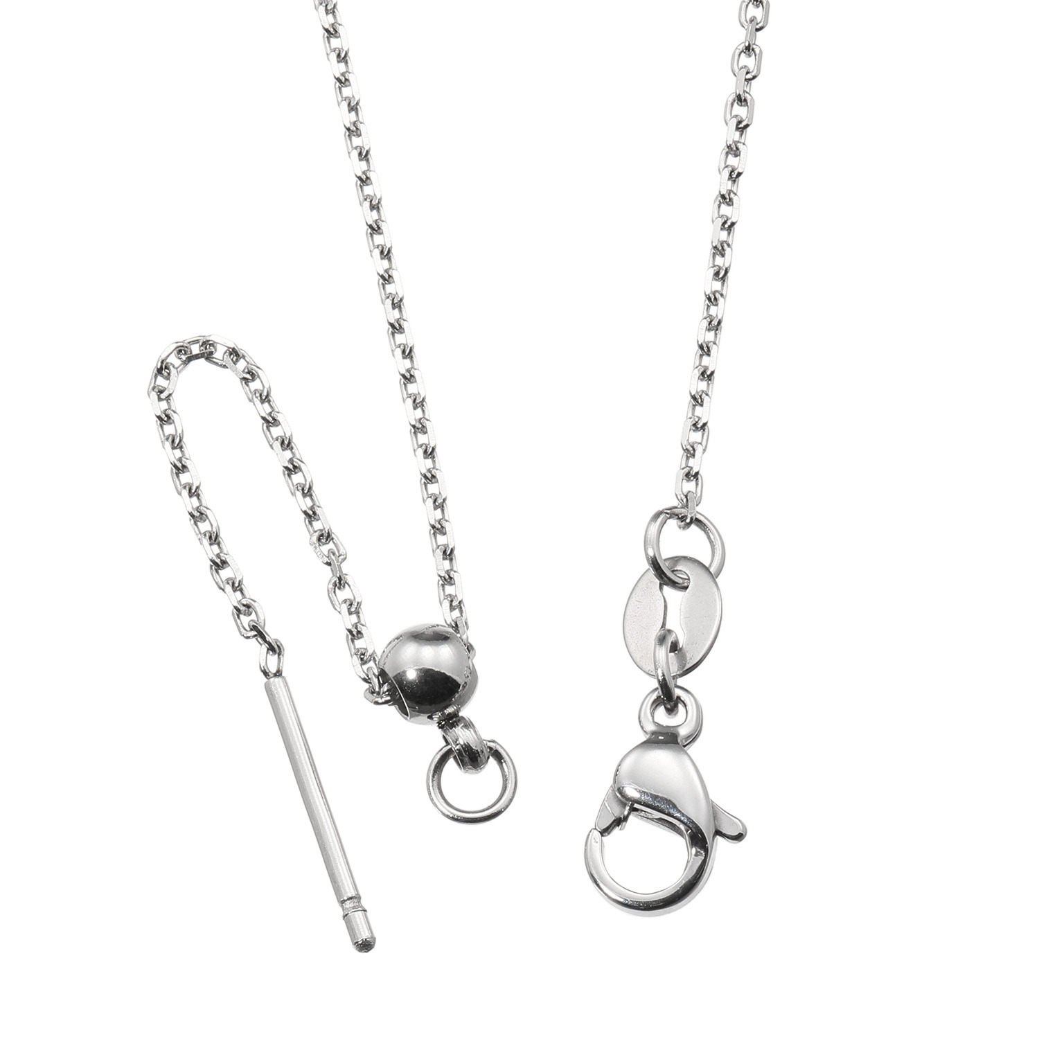 マイクローバー ジェムストーン ローズカービング ペンダント