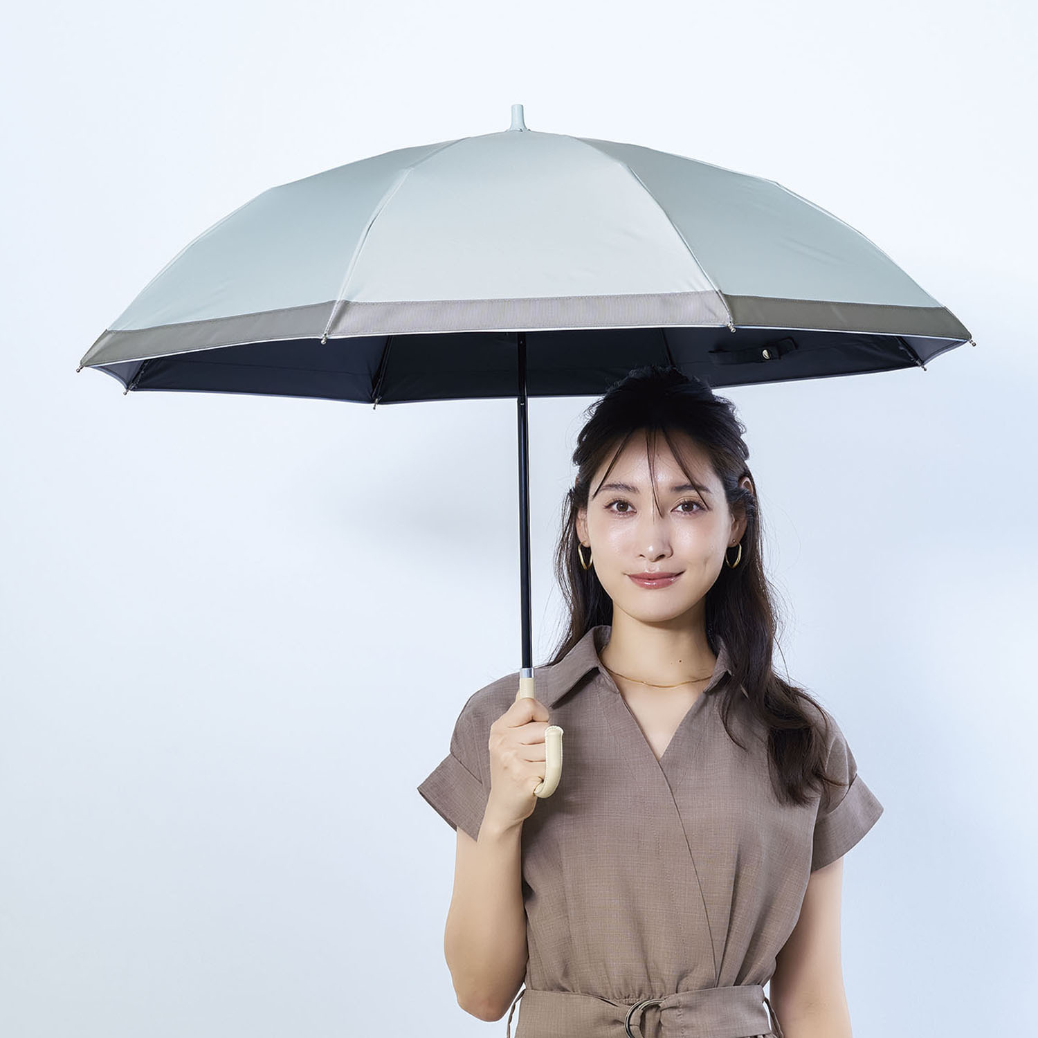 サンブロックラボ 遮夏クール晴雨兼用傘 ＜２段２ＷＡＹ＞