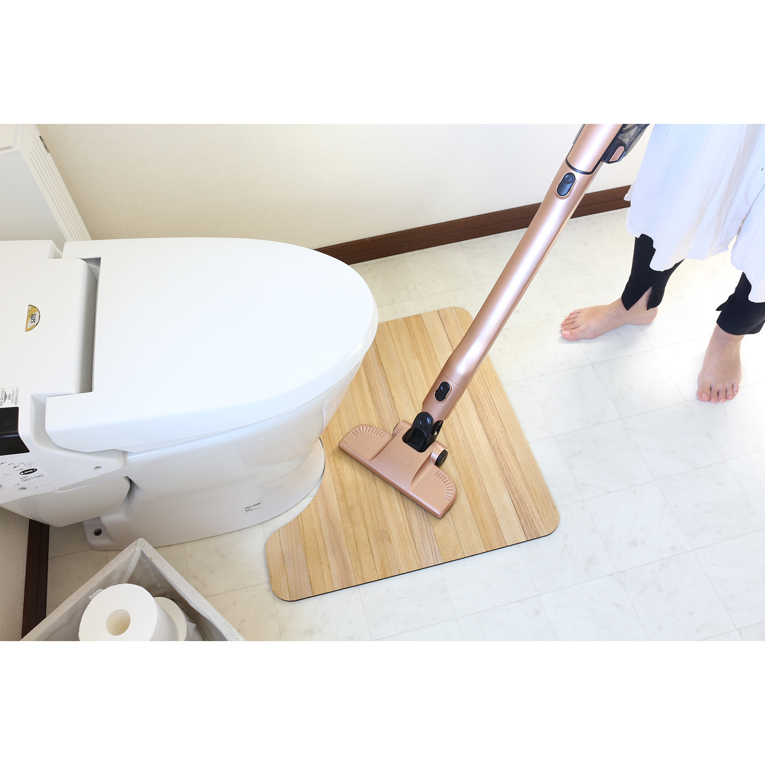 ｋｉｒｉｓａｉ 桐のはっ水・消臭 トイレマット ＜６０×５５ｃｍ＞