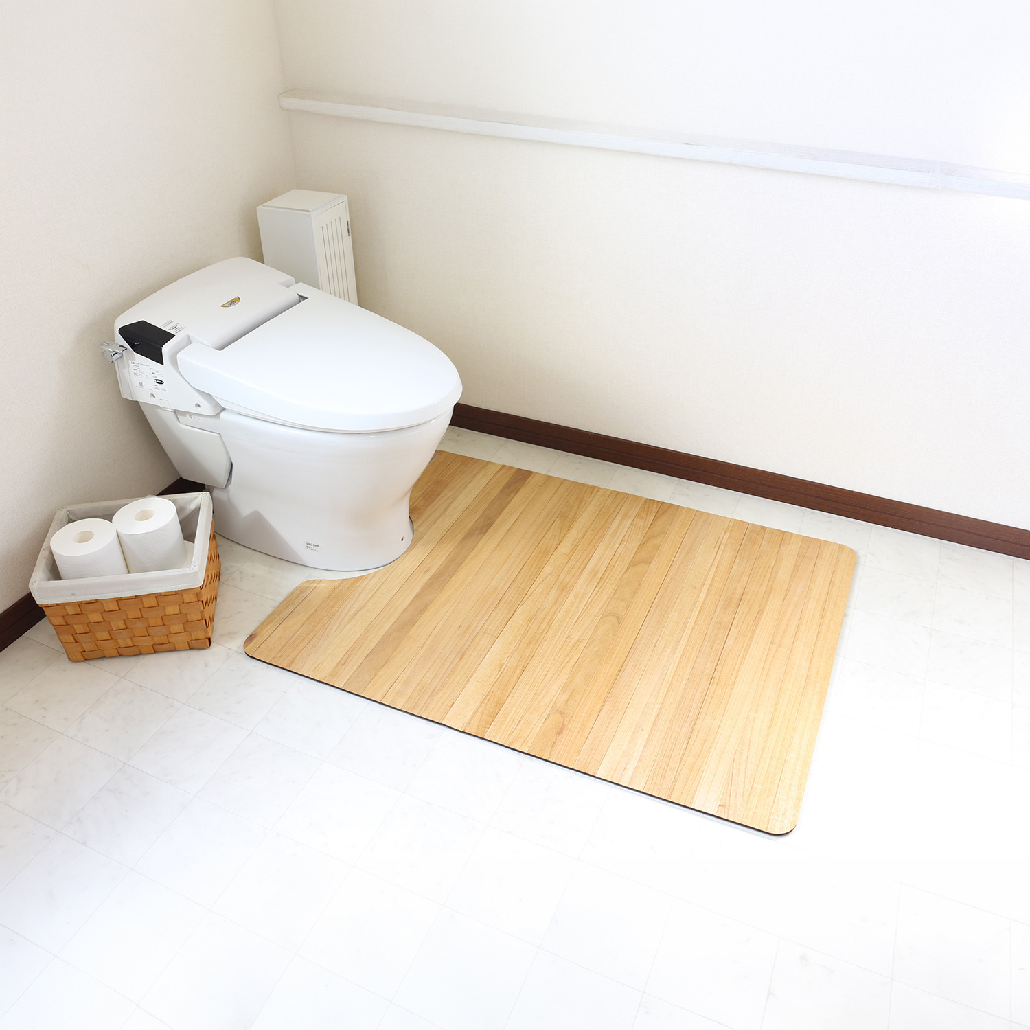 ｋｉｒｉｓａｉ 桐のはっ水・消臭 トイレマット ＜６０×８０ｃｍ＞