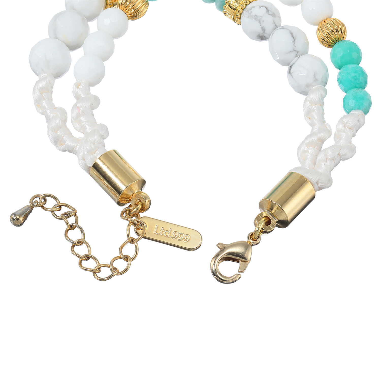 祝！２０周年記念 タンブンブレス ブレスレット ＜奇跡の金財万倍＞の象徴 “ダブルフォーチュン” 〜財福・成就・人生満開〜