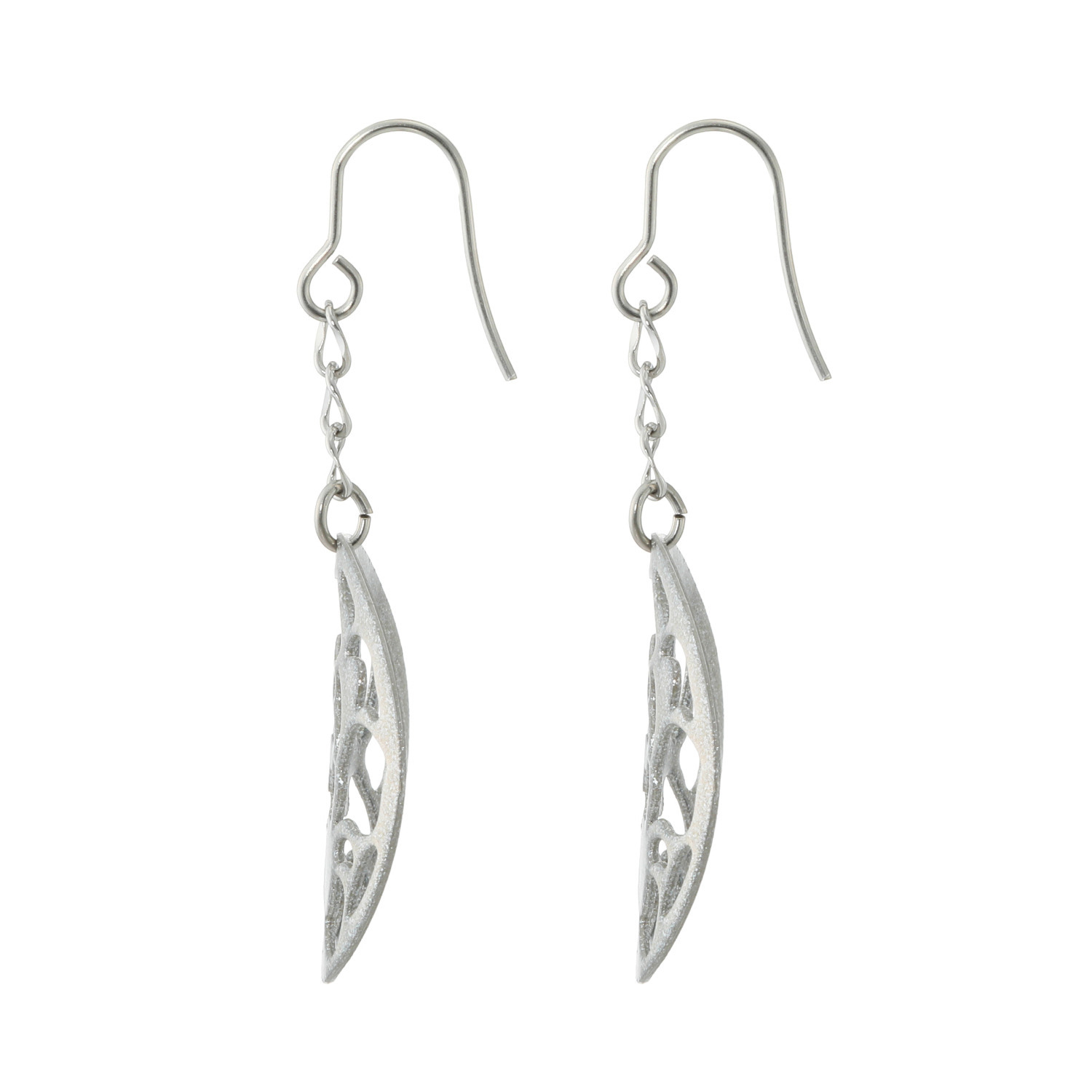 ルル ステンレス フラワーレースデザイン イヤリング／ピアス