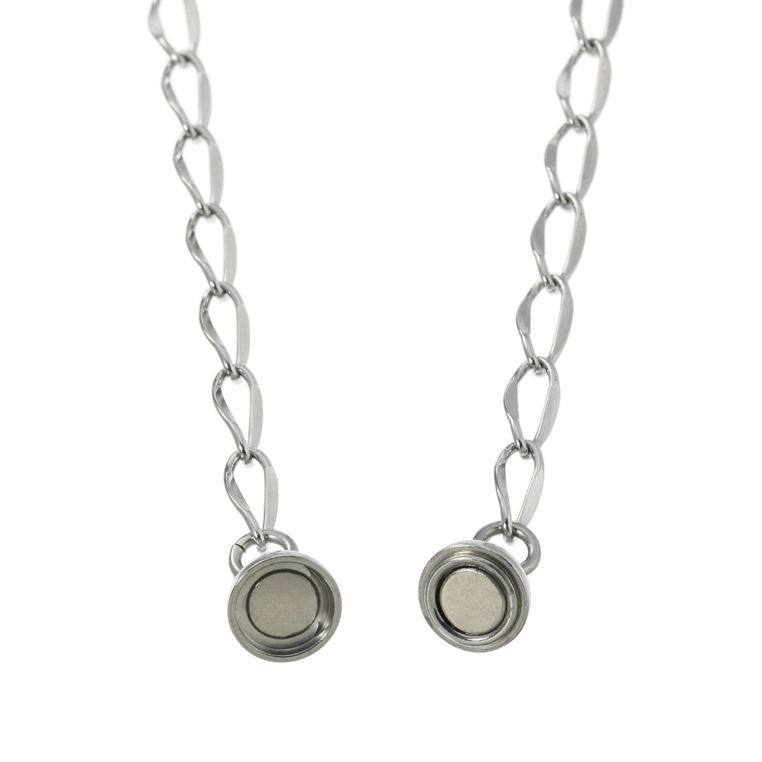 ルル ステンレス クリスタルガラスパール フリンジデザイン Ｙ字シルエット ネックレス
