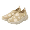 ゴムゴム 洗えてふんわり ドットモティーフ 軽量厚底スニーカー