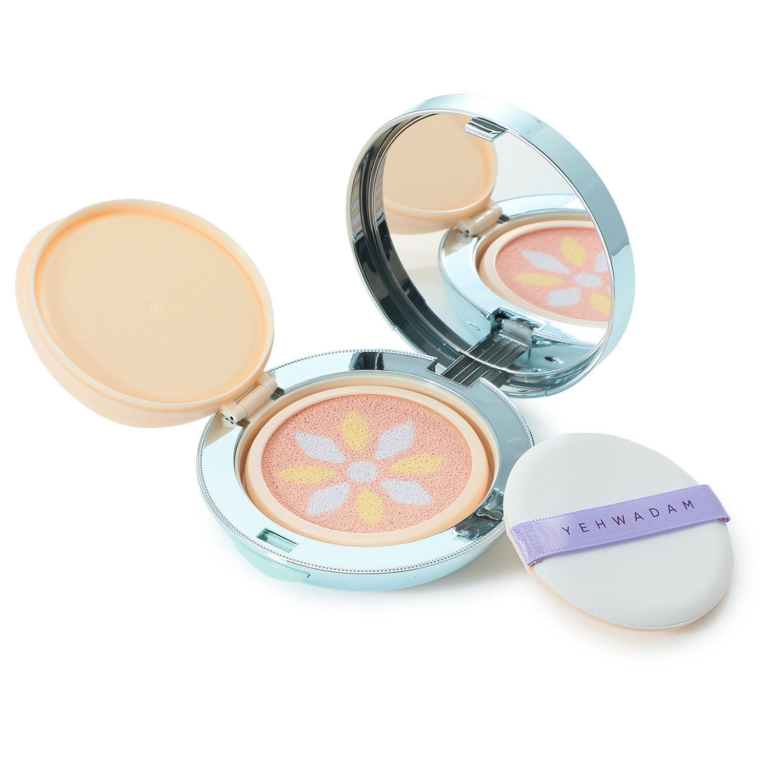 ザ　フェイスショップ 独自のカラーバランス採用 メイク効果で透明感と ツヤ美肌を演出！ イェファダム ブライトアップクッション ＤＸ ３個分特別セット