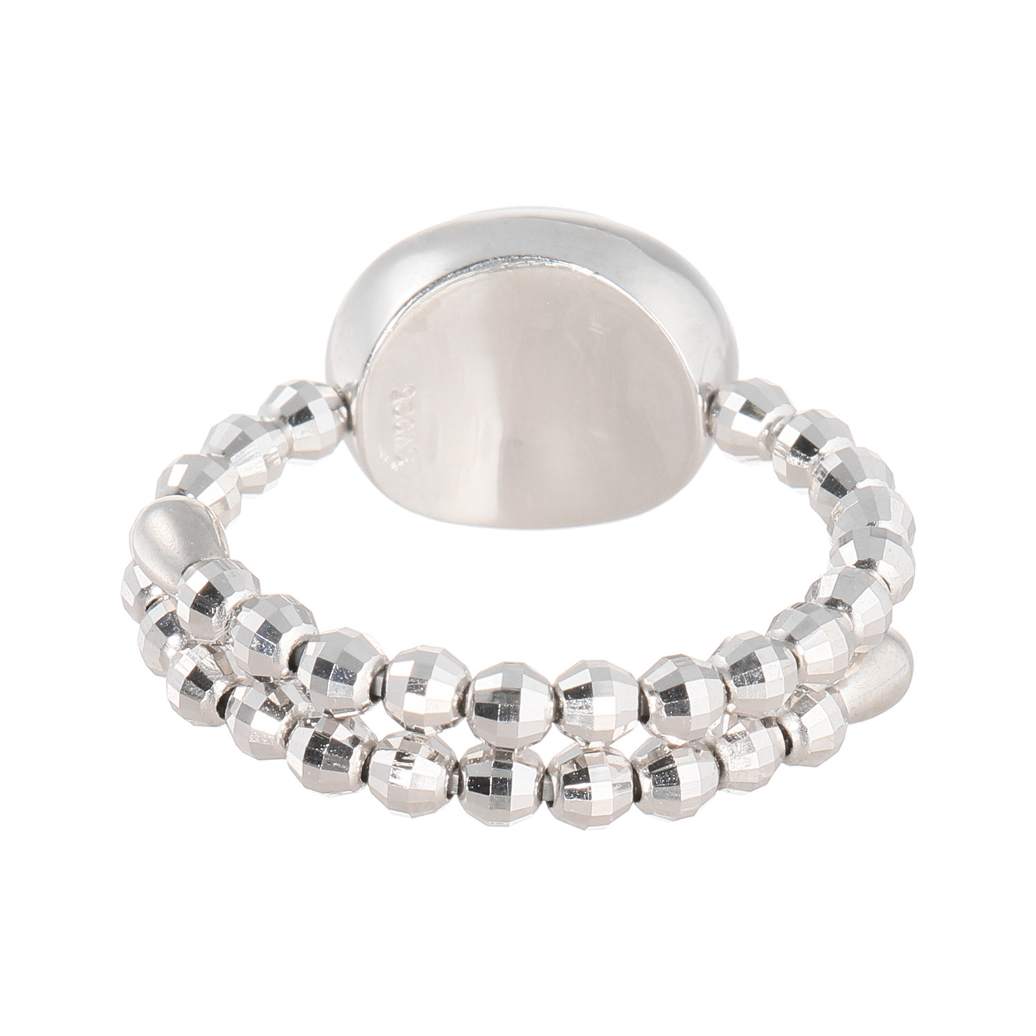 ルーチェペールドンナ シルバー ラリマール フレキシブルリング