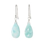 ルーチェペールドンナ シルバー ラリマール スウィングドロップ ピアス