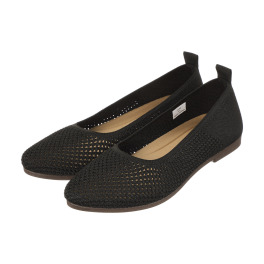 ブーケ ラメニット メッシュパンプス