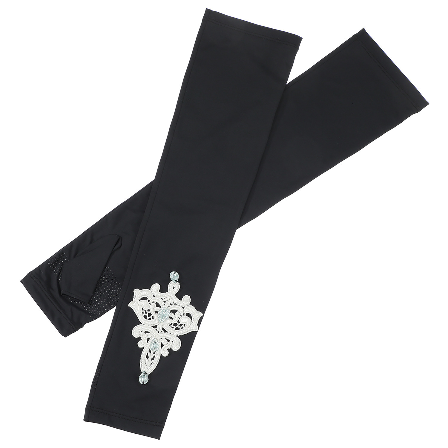 ラ　ルイス ソレイユ レースモティーフ付 ＵＶロング手袋