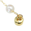 ペルラジオーネ １４Ｋ 無調色ベビーアコヤパール ステーションブレスレット