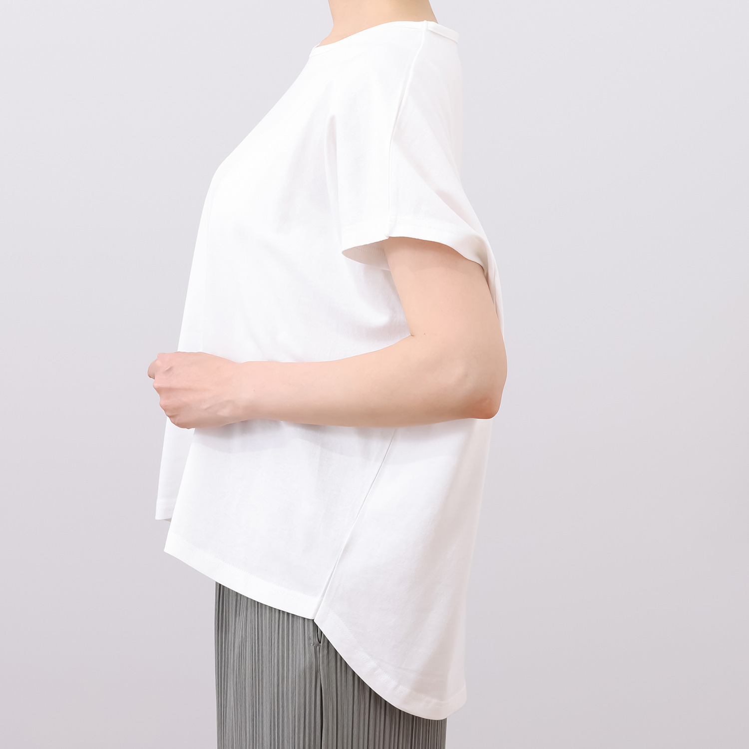 女の欲望 接触冷感・ＵＶカット はさみで切るだけ！ プリーツパンツ＆ ワイドＴシャツ