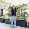 女の欲望 接触冷感・ＵＶカット はさみで切るだけ！ プリーツパンツ＆ ワイドＴシャツ