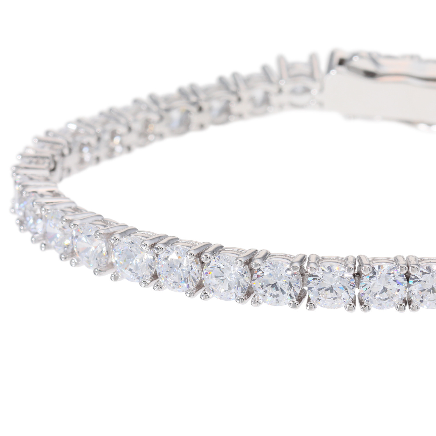 ニューヨークからの贈り物 シルバー　ＣＺ ニューヨーク・ エクセプショナル・ カット（Ｒ） テニスブレスレット